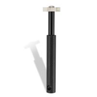 2 stks Golf Grooving hoofd slijpen Strong wig Alloy tool (zwart)