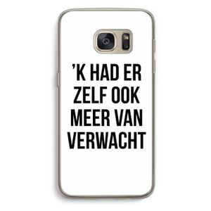 Meer verwacht: Samsung Galaxy S7 Transparant Hoesje