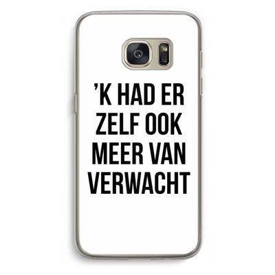 Meer verwacht: Samsung Galaxy S7 Transparant Hoesje