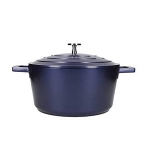 Braadpan, 24 cm, 4 L, Gietaluminium, Metallic Blauw - MasterClass