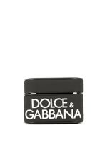 Dolce & Gabbana étui d'AirPods à logo imprimé - Noir