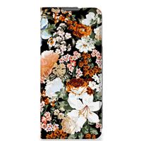 Smart Cover voor OnePlus Nord CE 2 5G Dark Flowers - thumbnail