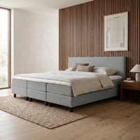 Familiebed Comfort - Grijs - Dekbed-Discounter.nl