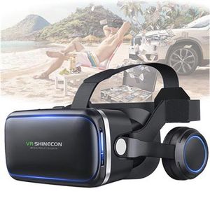 Shinecon 6 Generatie G04E 3D VR Virtual Reality-bril met koptelefoon