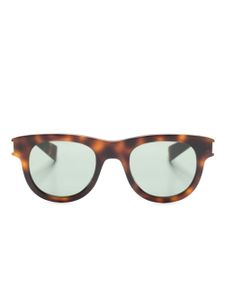 Saint Laurent Eyewear lunettes de soleil SL 571 à monture ronde - Marron