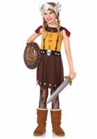 Meisjes Viking Warrior kostuum