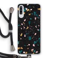 Terrazzo N°10: Samsung Galaxy A70 Transparant Hoesje met koord
