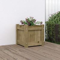 VidaXL Plantenbak 31x31x31 cm geïmpregneerd grenenhout