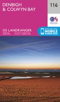 Wandelkaart - Topografische kaart 116 Landranger Denbigh & Colwyn Bay | Ordnance Survey