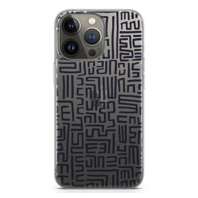 Moroccan Print: iPhone 13 Pro Transparant Hoesje