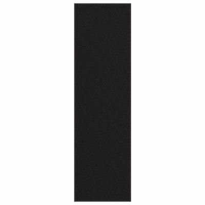 Deurmat 115x400 cm zwart