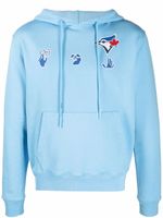 Off-White x MBL hoodie Blue Jays à logo imprimé - Bleu