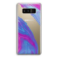 Zweverige regenboog: Samsung Galaxy Note 8 Transparant Hoesje Zweverige regenboog: Samsung Galaxy Note 8 Transparant Hoesje