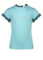 NoNo Meisjes t-shirt - Kimy - Licht Turquoise - thumbnail