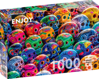 Colorful Skulls Puzzel 1000 Stukjes