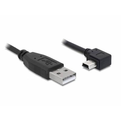 Delock USB-kabel USB 2.0 USB-A stekker, USB-mini-B stekker 3.00 m Zwart 82683