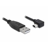 Delock USB-kabel USB 2.0 USB-A stekker, USB-mini-B stekker 3.00 m Zwart 82683