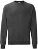 Fruit Of The Loom F324 Classic Set-in Sweat - Dark Heather Grey - L