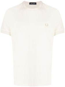 Fred Perry t-shirt Laurel Wreath en coton à motif brodé - Blanc