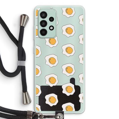 Bacon to my eggs #1: Samsung Galaxy A52s 5G Transparant Hoesje met koord