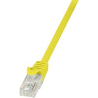 LogiLink CP2067U RJ45 Netwerkkabel, patchkabel CAT 6 U/UTP 3.00 m Geel Snagless 1 stuk(s) - thumbnail