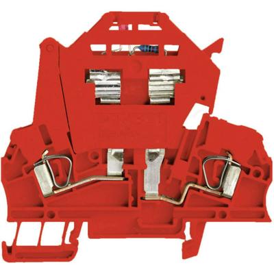 Weidmüller 1315850000 Zekering-serieklem 4 mm Spanveer Rood 50 stuk(s)