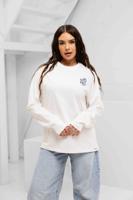 Flora 2.0 Longsleeve Shirt Dames Off-White/Blue