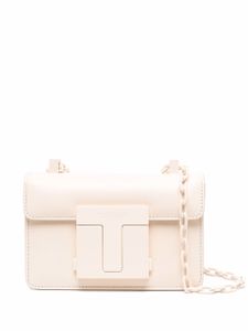 TOM FORD sac porté épaule à plaque logo - Tons neutres