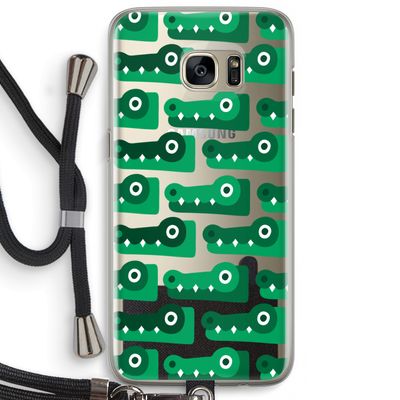 Crocs: Samsung Galaxy S7 Edge Transparant Hoesje met koord