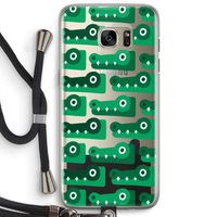 Crocs: Samsung Galaxy S7 Edge Transparant Hoesje met koord Crocs: Samsung Galaxy S7 Edge Transparant Hoesje met koord