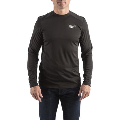Milwaukee WW LS BL XXL T-shirt WORKSKIN™ Warm weather long sleeve black XXL - 4932493082