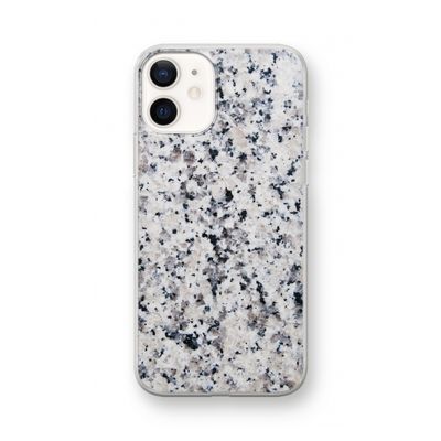Gespikkelde marmer: iPhone 12 mini Transparant Hoesje