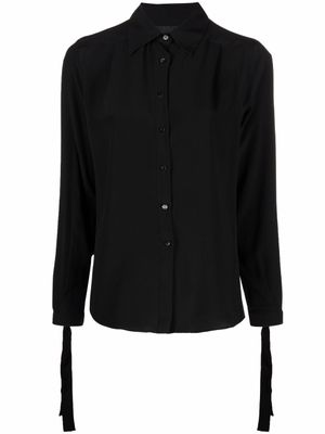 Philipp Plein chemise en soie - Noir