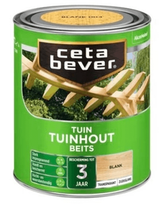 cetabever transparante tuinhout beits 009 donker eiken 2.5 ltr