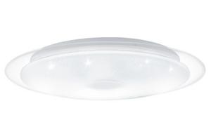EGLO Lanciano 1 Wandlamp/Plafondlamp - LED - Ø 40 cm - Wit/Grijs