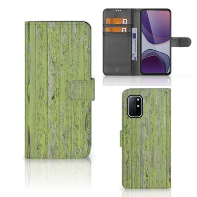 OnePlus 8T | Book Style Case | Green Wood