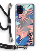 Tropisch: Samsung Galaxy A31 Transparant Hoesje met koord