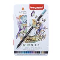Kleurpotlood bruynzeel expression 12st metallic | 6 stuks