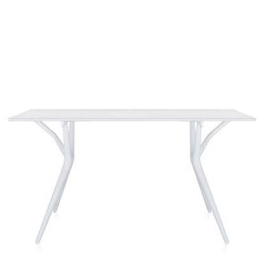 "Kartell Spoon Eettafel - 140 x 74 cm - Wit "