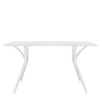 "Kartell Spoon Eettafel - 140 x 74 cm - Wit " - thumbnail