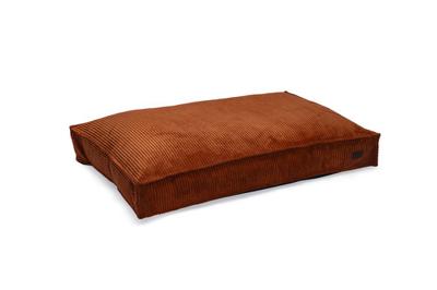 Designed by Lotte Ribbed Hondenkussen Terracotta 120x80x15 cm