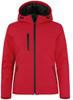 Clique 020953 Padded Hoody Softshell Lady - Rood - XXL