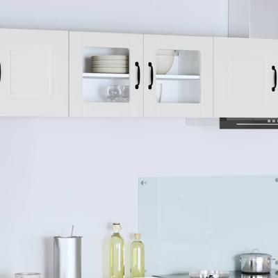 Keukenkast aan de muur met plank Hoogglans wit 80 x 31 x 40 cm Keukenkast aan de muur met plank Hoogglans wit 80 x 31 x 40 cm