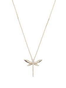 Anapsara collier Dragonfly en or 18ct orné de diamants