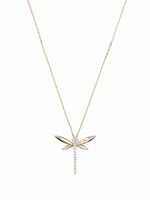 Anapsara collier Dragonfly en or 18ct orné de diamants - thumbnail