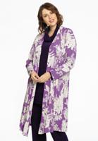 Yoek Geplooid vest PAULINA | Paars | Maat 58/60