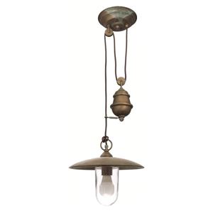 Franssen Stal lamp Landelijk Veranda 2 32cm koperbruin 231346