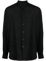 Forme D'expression chemise en coton à manches longues - Noir - thumbnail