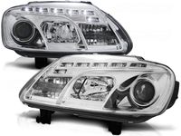 Tuning-Tec Koplampen met parkeerlicht voor VW TOURAN 02 03-10 06 / CADDY CHROOM - thumbnail