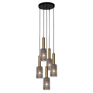 Lucide CORALIE Hanglamp 5xE27 - Mat Goud | Messing